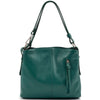 Mélie Italian Calfskin Leather Bag – Elegant Hobo with Dual Compartments - Leather Italiano