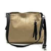 Mélie Italian Calfskin Leather Bag – Elegant Hobo with Dual Compartments - Leather Italiano