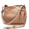 Mélie Italian Calfskin Leather Bag – Elegant Hobo with Dual Compartments - Leather Italiano