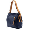 Mélie Italian Calfskin Leather Bag – Elegant Hobo with Dual Compartments - Leather Italiano