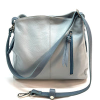 Mélie Italian Calfskin Leather Bag – Elegant Hobo with Dual Compartments - Leather Italiano