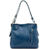 Mélie Italian Calfskin Leather Bag – Elegant Hobo with Dual Compartments - Leather Italiano