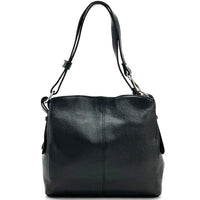Mélie Italian Calfskin Leather Bag – Elegant Hobo with Dual Compartments - Leather Italiano