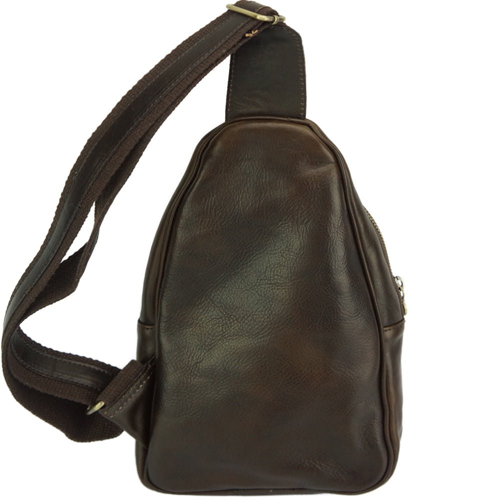 Men's Italian Calfskin Leather Waist Bag - Leather Italiano