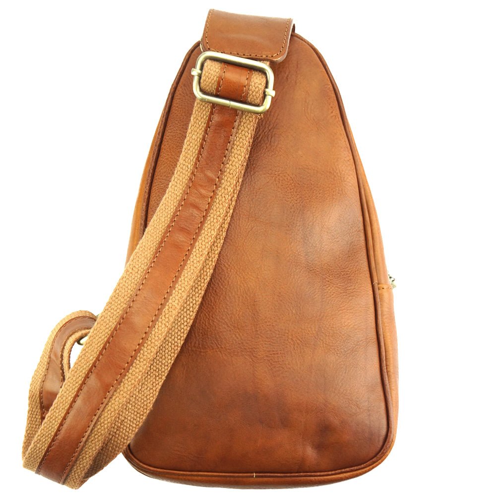 Men's Italian Calfskin Leather Waist Bag - Leather Italiano
