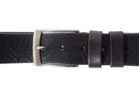 Men’s Italian Full - Grain Leather Belt – Handmade in Tuscany (4 cm) - Leather Italiano