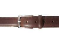 Men's Slim Italian Leather Belt - Leather Italiano
