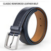 Men's Slim Italian Leather Belt - Leather Italiano