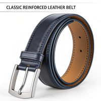 Men's Slim Italian Leather Belt - Leather Italiano