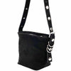 Mia Leather Shoulder Bag – Italian Suede with Edgy Style - Leather Italiano