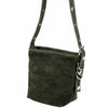 Mia Leather Shoulder Bag – Italian Suede with Edgy Style - Leather Italiano