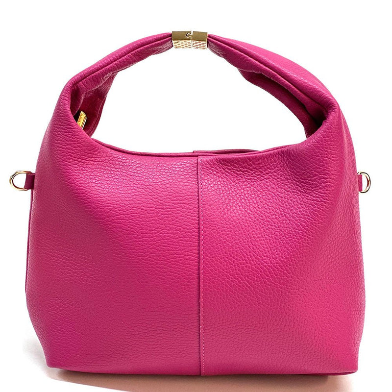 Nano Leather Handbag – Handmade in Florence from Genuine Italian Calf Leather - Leather Italiano