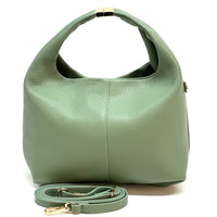 Nano Leather Handbag – Handmade in Florence from Genuine Italian Calf Leather - Leather Italiano
