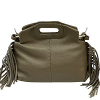 Nazareth Italian Leather Fringe Bag - Leather Italiano