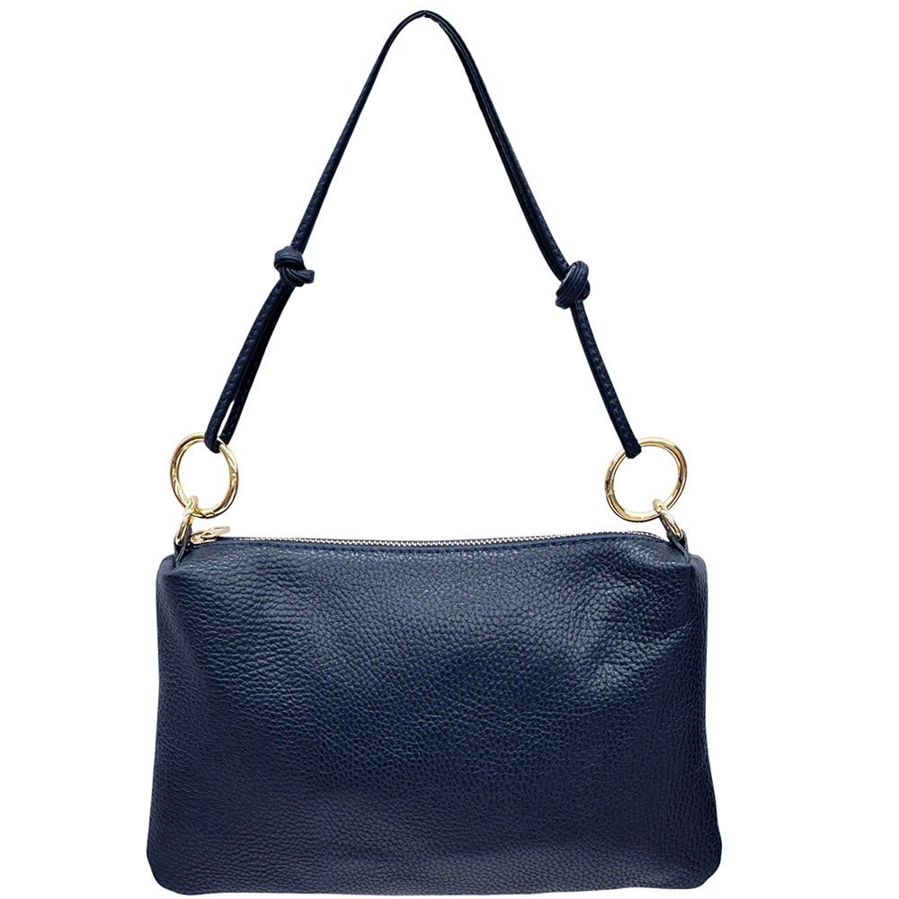 Neriva Soft Cow Leather Mini Shoulder and Crossbody Bag - Leather Italiano
