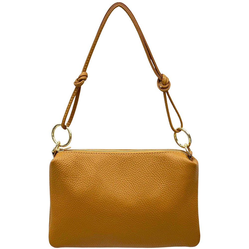 Neriva Soft Cow Leather Mini Shoulder and Crossbody Bag - Leather Italiano
