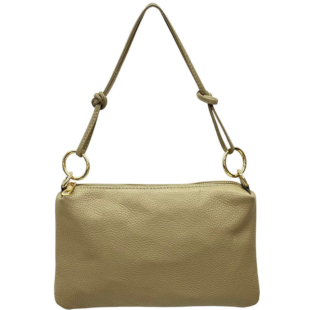 Neriva Soft Cow Leather Mini Shoulder and Crossbody Bag - Leather Italiano