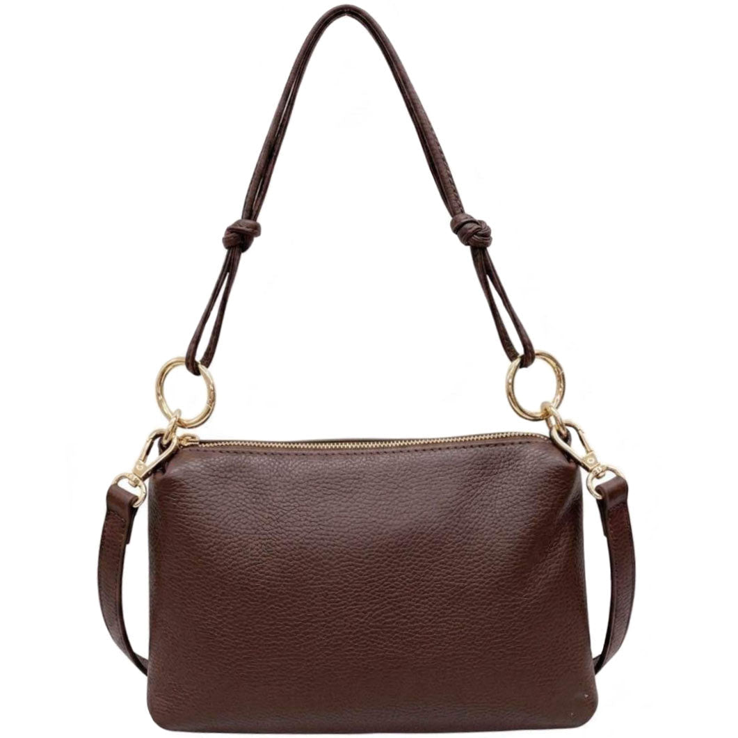 Neriva Soft Cow Leather Mini Shoulder and Crossbody Bag - Leather Italiano