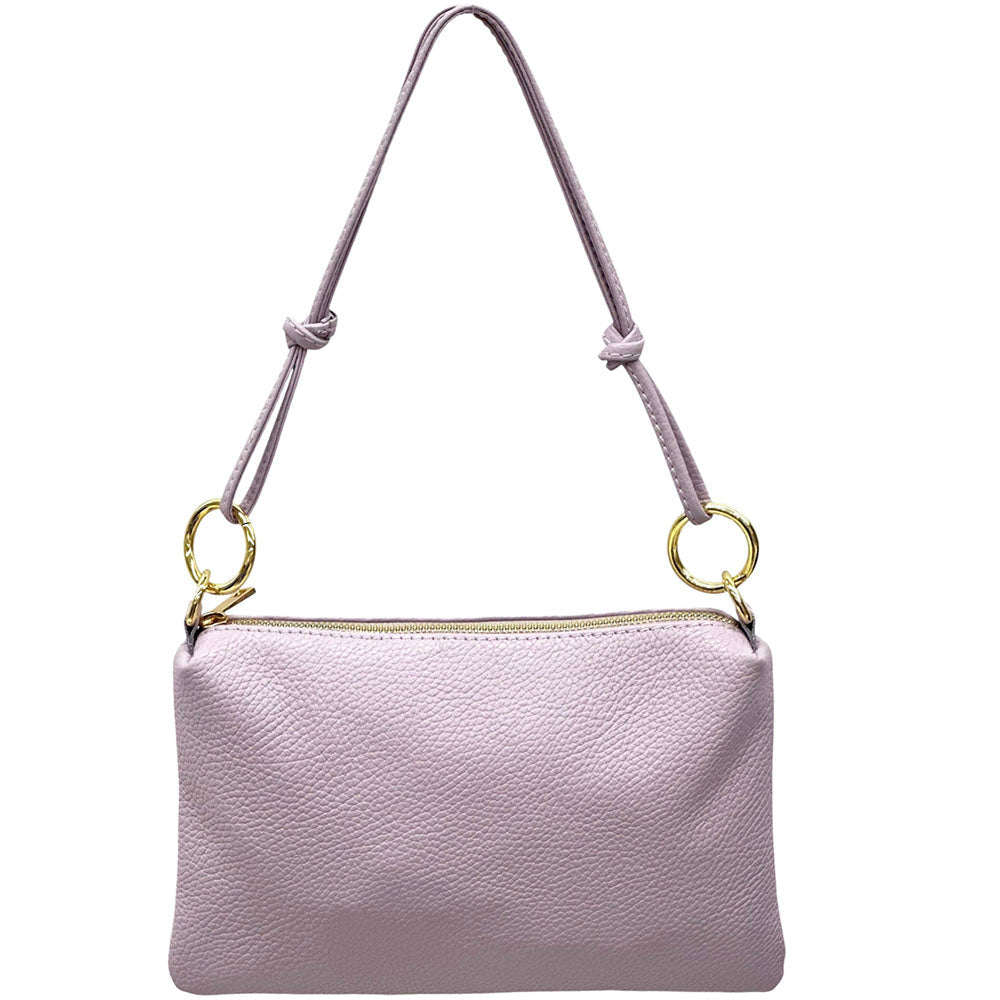 Neriva Soft Cow Leather Mini Shoulder and Crossbody Bag - Leather Italiano