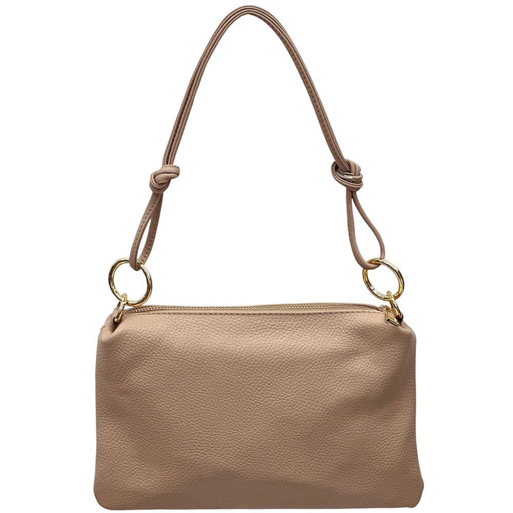 Neriva Soft Cow Leather Mini Shoulder and Crossbody Bag - Leather Italiano