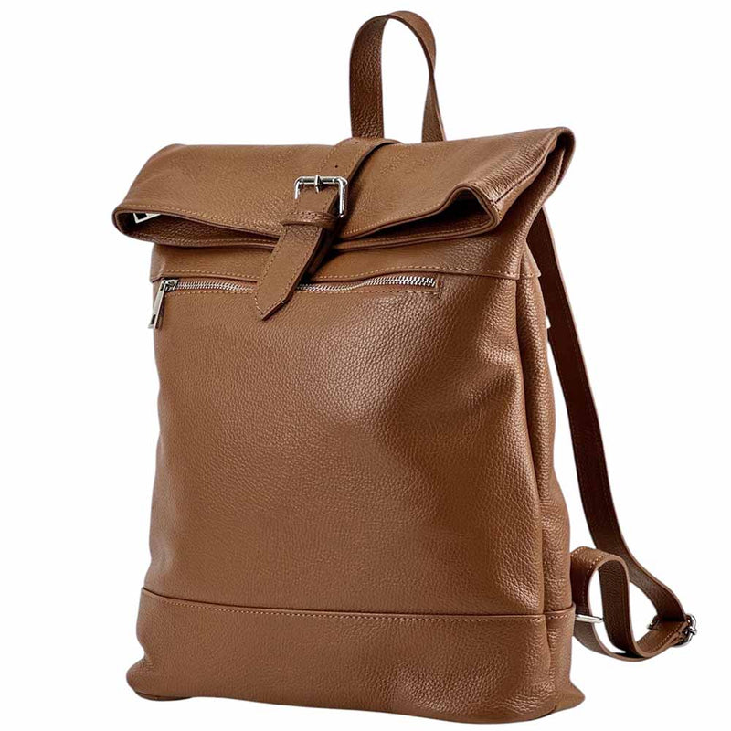 Nicola Leather Backpack – Italian Minimalist Craftsmanship - Leather Italiano