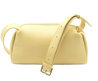 Noa Italian Leather Barrel Shoulder Bag - Handcrafted in Florence - Leather Italiano
