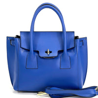 Noelia Italian Leather Handbag - Leather Italiano
