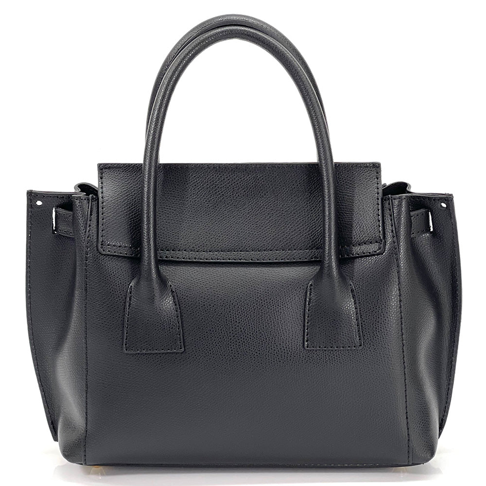 Noelia Italian Leather Handbag - Leather Italiano