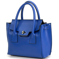 Noelia Italian Leather Handbag - Leather Italiano