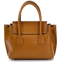 Noelia Italian Leather Handbag - Leather Italiano