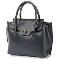Noelia Italian Leather Handbag - Leather Italiano