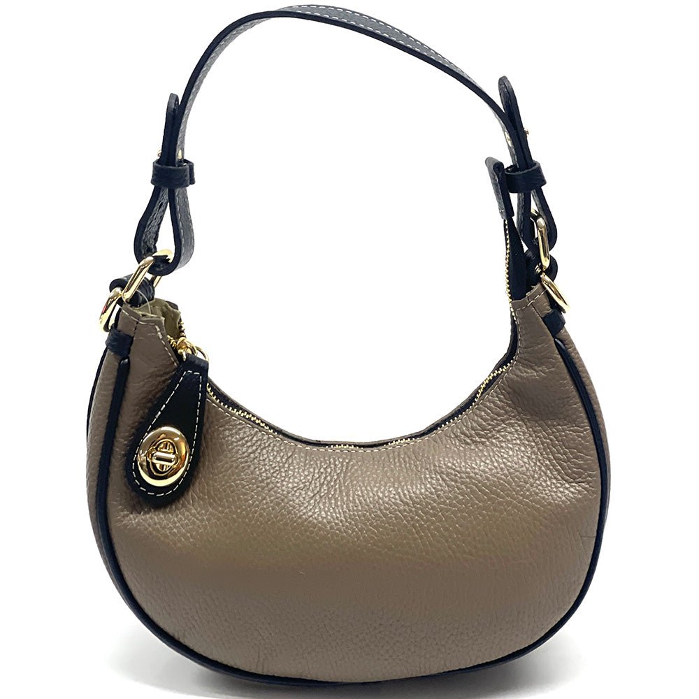Noemi Leather Handbag – Italian Elegance with Versatile Style - Leather Italiano