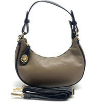 Noemi Leather Handbag – Italian Elegance with Versatile Style - Leather Italiano