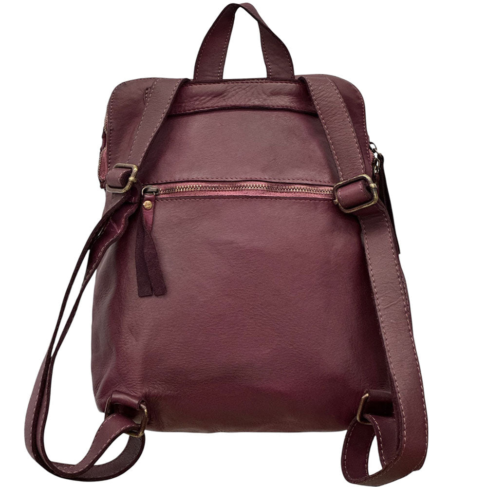 Woven Italian Leather Backpack for Women – Leather Italiano