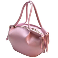 Olga Italian Leather Handbag - Leather Italiano