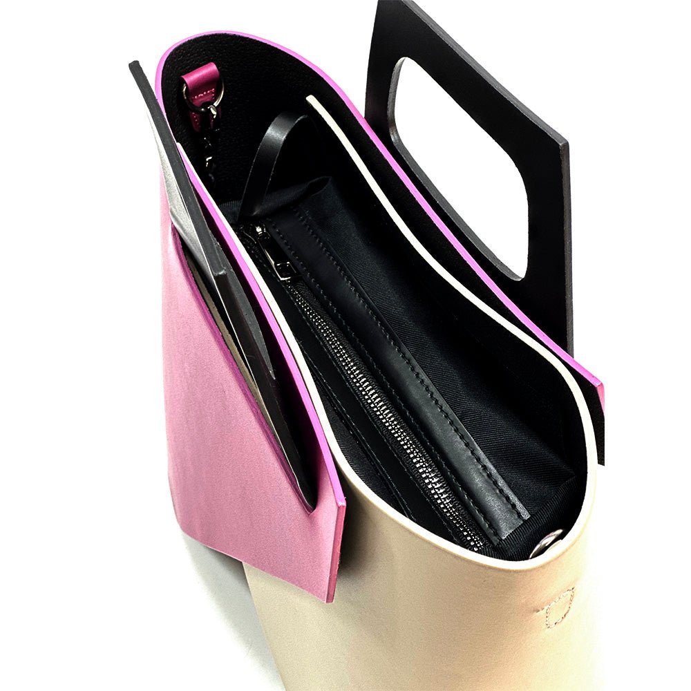 Ornella leather Handbag - Leather Italiano