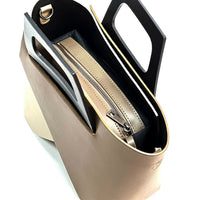 Ornella leather Handbag - Leather Italiano