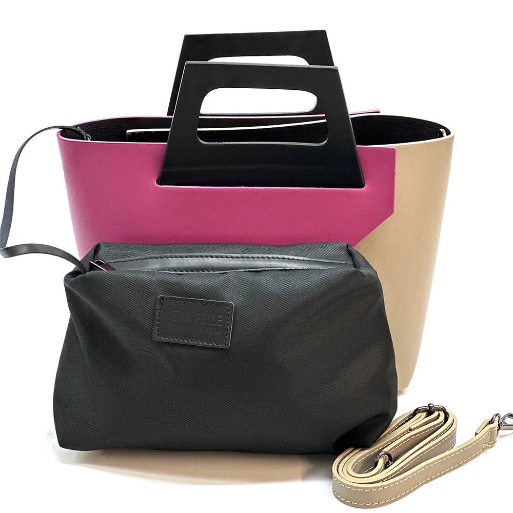 Ornella leather Handbag - Leather Italiano