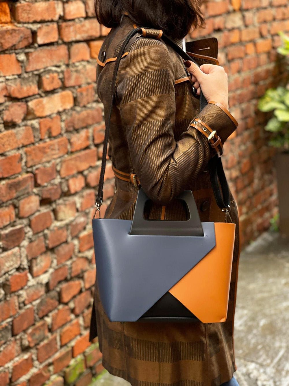 Ornella leather Handbag - Leather Italiano