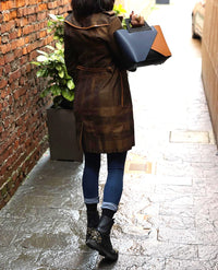 Ornella leather Handbag - Leather Italiano