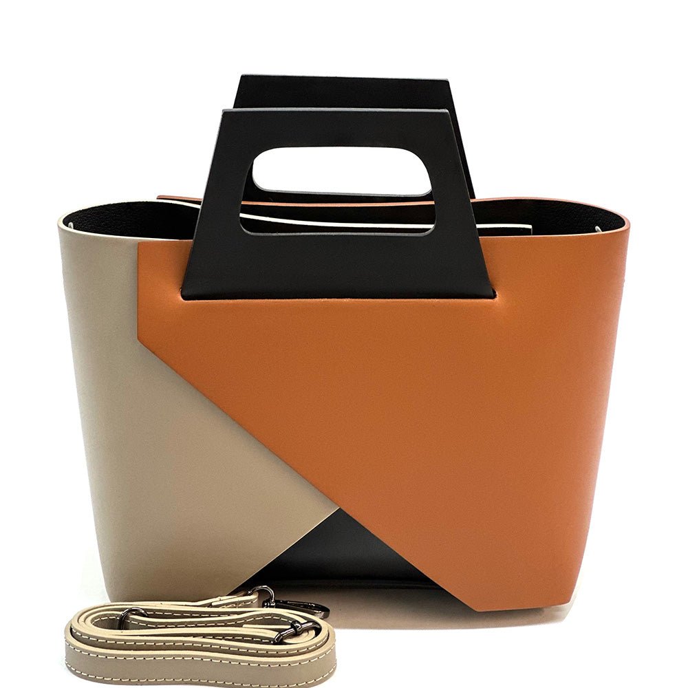 Ornella leather Handbag - Leather Italiano