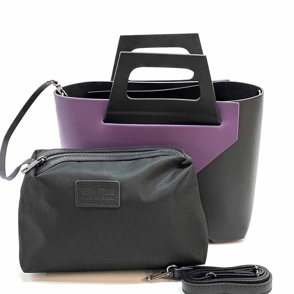 Ornella leather Handbag - Leather Italiano