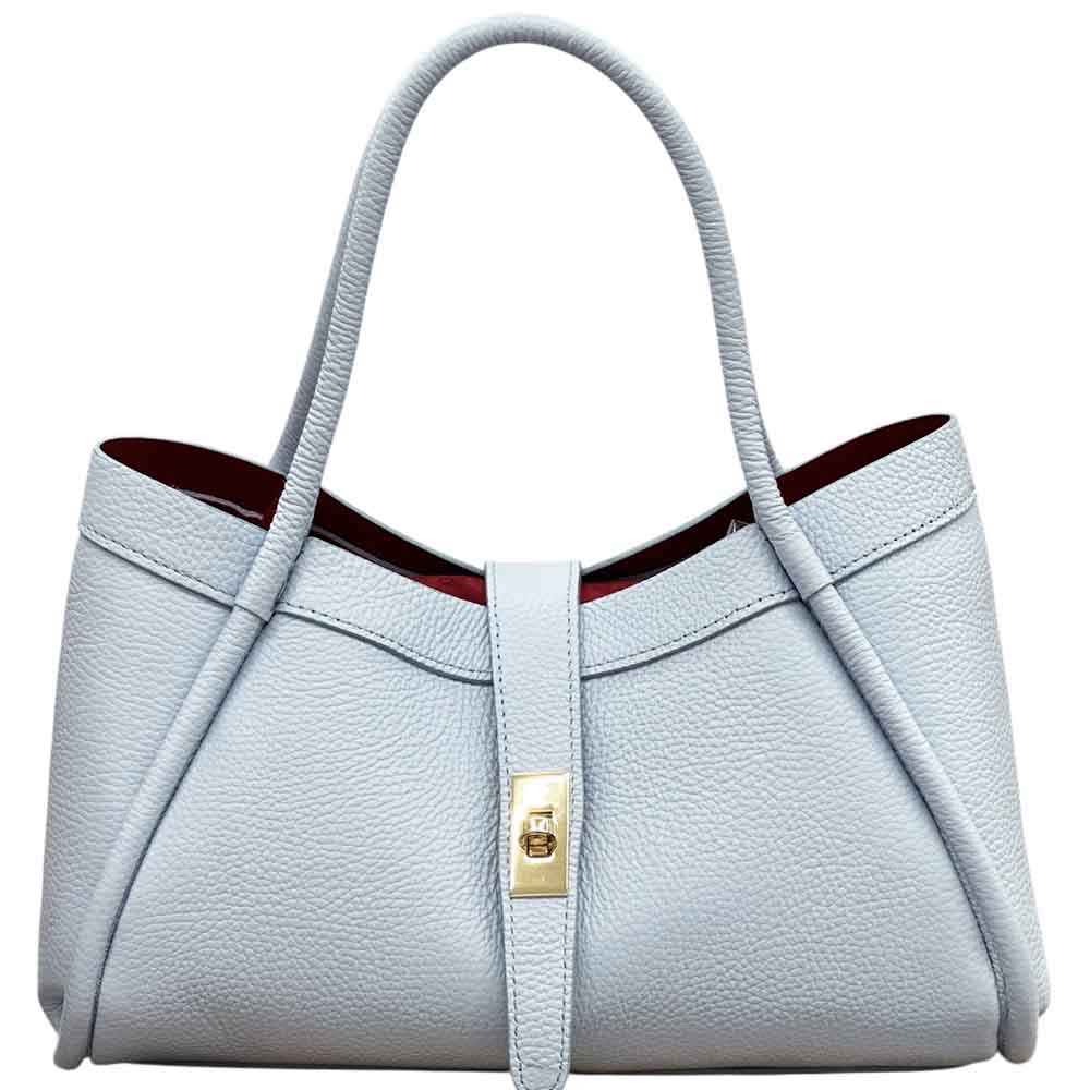 Ottilia Italian Leather Handbag - Leather Italiano