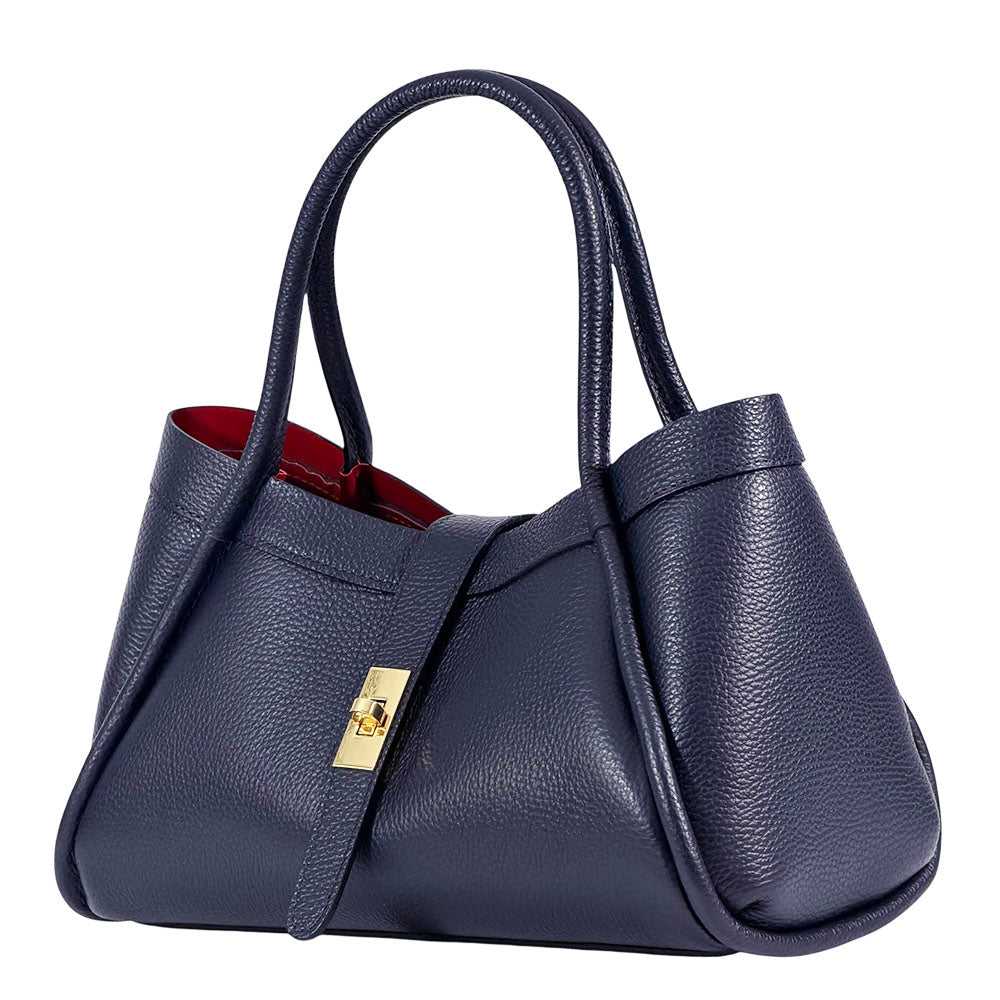 Ottilia Italian Leather Handbag - Leather Italiano
