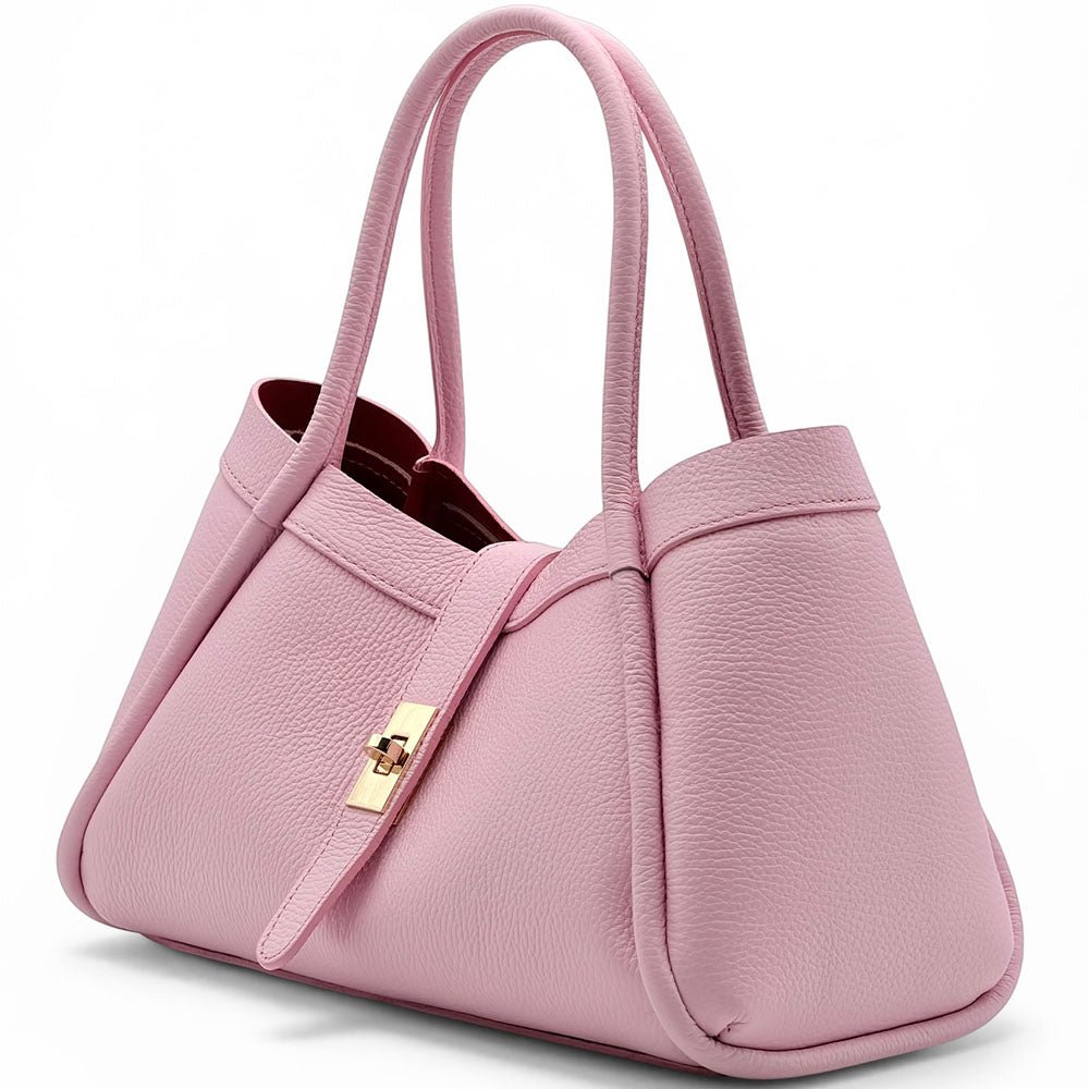 Ottilia Italian Leather Handbag - Leather Italiano