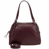 Pia Leather Shoulder Bag – Handmade in Florence from Pebbled Italian Leather - Leather Italiano