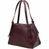 Pia Leather Shoulder Bag – Handmade in Florence from Pebbled Italian Leather - Leather Italiano
