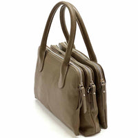 Pierluigi Full - Grain Italian Leather Handbag – Structured Elegance & Function - Leather Italiano