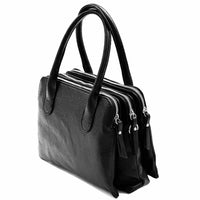 Pierluigi Full - Grain Italian Leather Handbag – Structured Elegance & Function - Leather Italiano