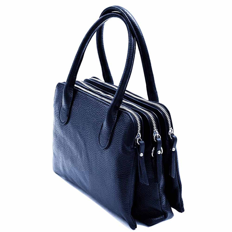 Pierluigi Full - Grain Italian Leather Handbag – Structured Elegance & Function - Leather Italiano